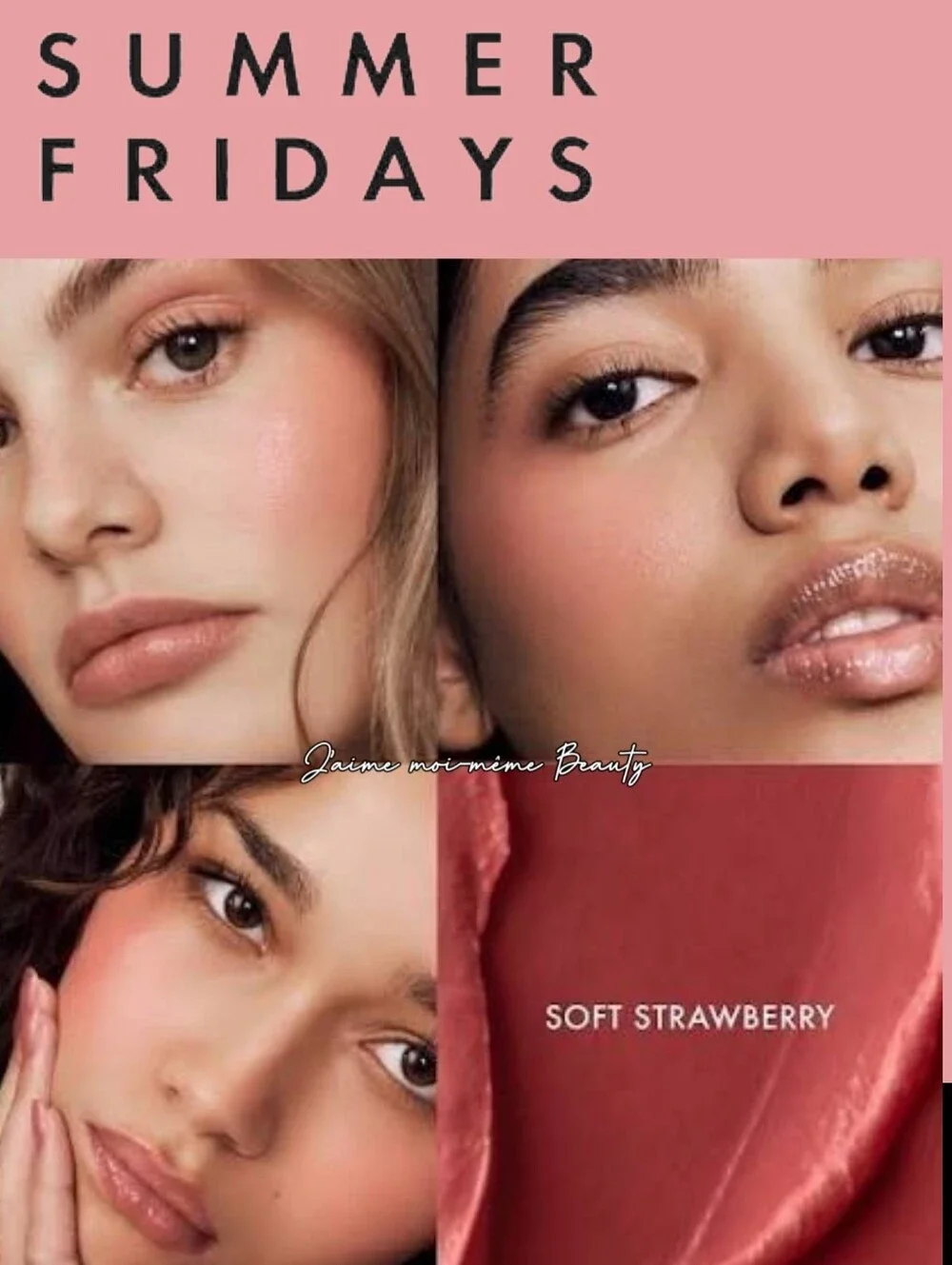 Summer Fridays Cream Blush - Soft Strawberry - Coral Pink - NEW